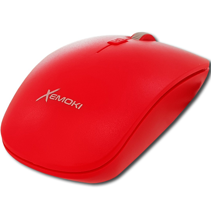 Mouse ROJO USB 4D 800-1200-1600 DPI Xemoki